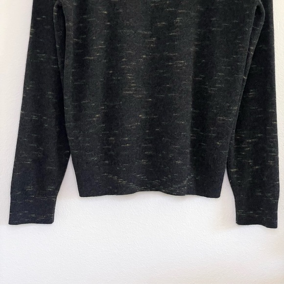 Club Monaco Cashmere Sweater Pullover Hoodie Charcoal Medium - Picture 6 of 13